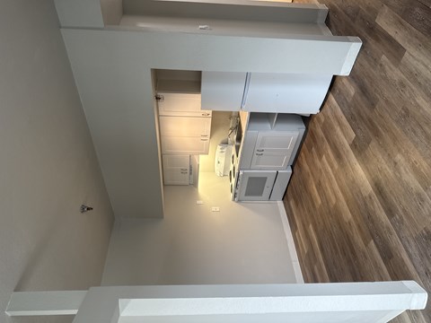 Floor plan for 1 bed, 1 bath, 415 sqft